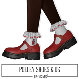 POLLEY SHOES KIDS FRILL SOCKS VERSION