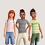 Kids Pitter Patterned Tshirt logo