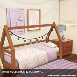Purple Kid's Bedroom