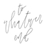 To Whatever End logo