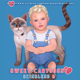 Sweet Cartoony Skinblend ver. B