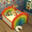 Donut Co. Rainbow Delight Crib logo