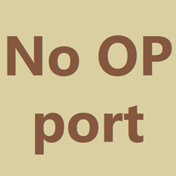 No OP port logo