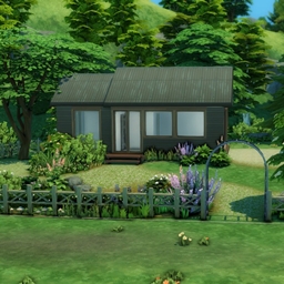 Tiny Eco-friendly cottage logo