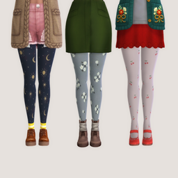 Mothz Pattern Tights logo