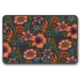 Garden Pattern Rectangle Dance Rug Medium #1 Samtuse963