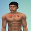 Tatuagem do Flamengo logo