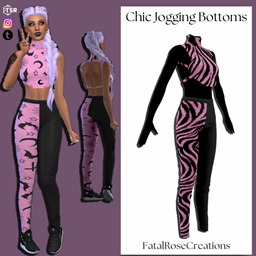 FatalRoseCreations Chic Jogging Set - The Sims 4 Create a Sim - CurseForge