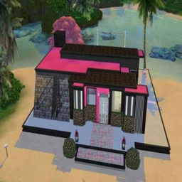 Glowing Pink Beach House project image