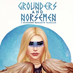 GROUNDERS AND NORSEMEN WARPAINT: a Necroberry recolor by Valhallan logo