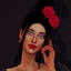 Flower hair logo