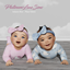 Infants Plain Fabric Bow logo