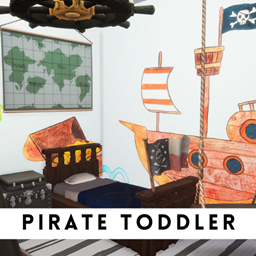 Pirate Toddler Bedroom