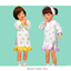 [simna] blossom toddler dress logo