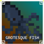 Yvain's Grotesque fish [Hiatus] logo