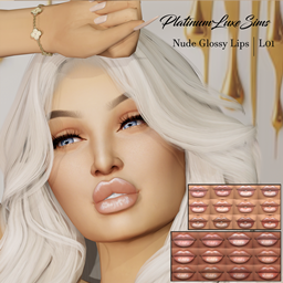 Nude Glossy Lips L01