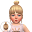 Infant Bun Bangs Hair logo