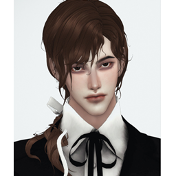 LIN-DIAN Side-tied long hair logo