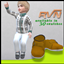 Munchies Buckle Strap Formal Shoes (Toddler) logo