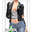 Blueberry - Julia Leather Jacket logo