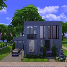 Goth Modern Family Home - No cc logo