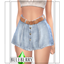 Blueberry - High Waist Belted Skirt logo