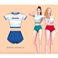 [simna] Attention Swimsuit Set logo