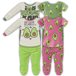 Toddler Avocado Pajama Set