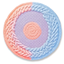 Rustic Pastel Woven Round Dance Rug #2 Samtuse963 logo