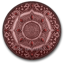 Court Ornate Round Dance Rug #4 Samtuse963 logo