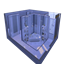 Large modern luxury bathroom logo
