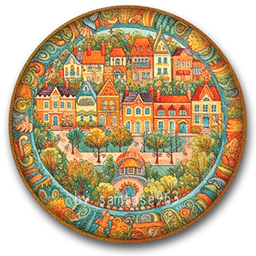 Childlike Round Dance Rug #7 Samtuse963 logo