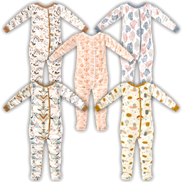 Infant Boho Footie Pajamas