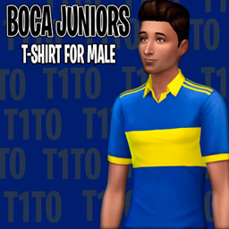 Boca Juniors T-shirt for male logo