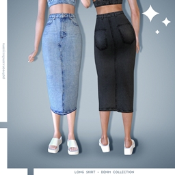 Long Skirt - Denim Collection