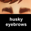Husky Eyebrows logo