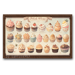 Bakery Cupcake Menu Board #1 Samtuse963 logo