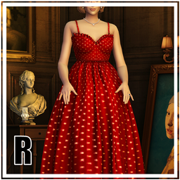 Princess of X - Sparkle Strap Gown