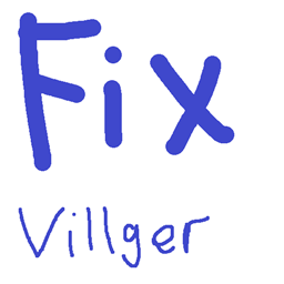 Villager fix (no green hats) logo