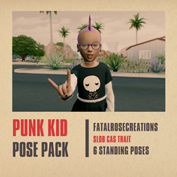 FatalRoseCreations Punk Kid Pose Pack