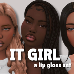 IT GIRL lipgloss by PinkishWrld logo