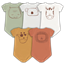 Infant Warm Animals Onesies logo