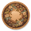 Rustic Pastel Woven Round Dance Rug #6 Samtuse963 logo