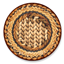 Rustic Pastel Woven Round Dance Rug #7 Samtuse963 logo