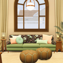 Floral Spring Living Room