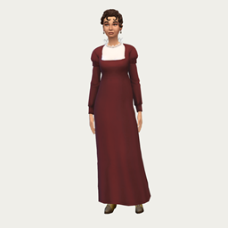 Download Martha Regency Dress - The Sims 4 Mods - CurseForge