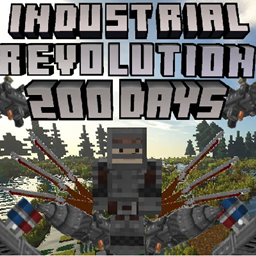 Lukazzade's Industrial Revolution 200 DAYS logo