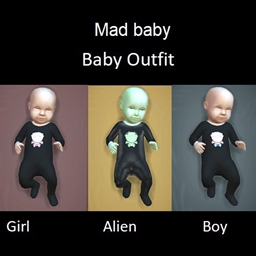 Mad Baby, baby outfit