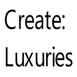Create: Luxuries logo
