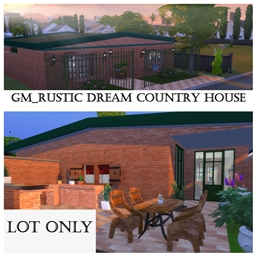 GM_RUSTIC DREAM COUNTRY HOUSE-(LOT only) - The Sims 4 Rooms / Lots ...